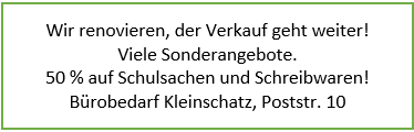 8. Ihr Kind braucht neue Notizbücher und Stifte.