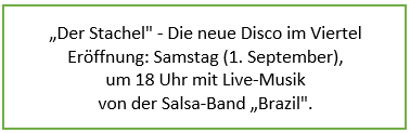 9. Sie möchten am Wochenende tanzen.