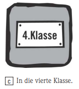 4. In welche Klasse geht Frau Hegers Sohn?